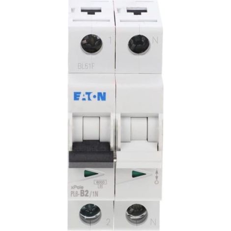 Leitungsschutzschalter 1P+NB 2A 6kA AC PL6-B2/1N 164907
