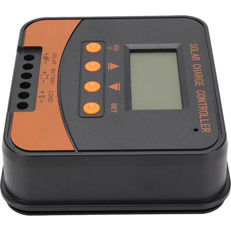 Régulateur de charge solaire MPPT 12V/24V 20A avec écran LCD pour batterie GEL SLA LFP Li-ion (1/5)