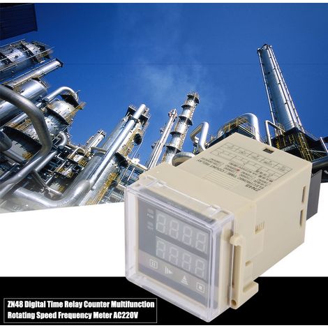 Compteur de temps numérique multifonction ZN48, variateur de vitesse/fréquencemètre, 220 V CA (1/5)