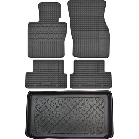 Mini Cooper III F55 Hatchback da ottobre 2014 SET - tappetini in gomma per auto + tappetino per bagagliaio
