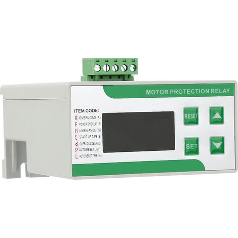 Protecteur de moteur électrique numérique 380 V CA 2-99 A contre les surcharges et les pertes de phase avec affichage (380 V) (1/5)