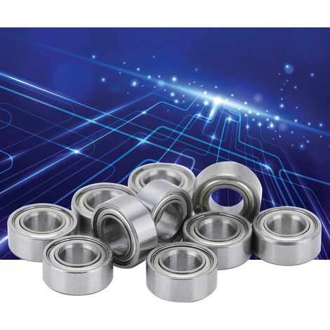 10 Roulements à Billes Miniatures MR105zz en Acier Inoxydable, Haute Vitesse 6000 RPM, pour Imprimantes 3D et CNC (1/3)