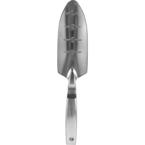 Pelle à Rempoter de Jardin en Alliage D'aluminium Argentée Outil de Creusement Martelage, Usage Extérieur et Voyage, pour Jardinage (1/5)
