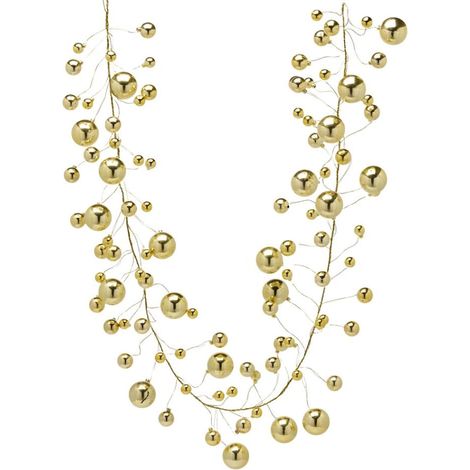 EDG Enzo De Gasperi Festone Natalizio Palle Mix Gold 100 Elementi H180 cm Oro – Decorazione di Natale