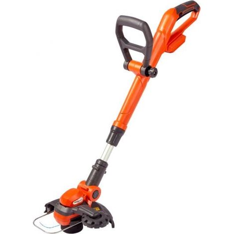 Coupe-bordure sans fil 18V Li-ion – Tête inclinable et rotative – Manche télescopique 90-125cm – Autonomie 20min – Ø250mm – Korman Garden (1/5)