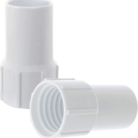 Raccord universel pour tuyau d'aspiration de piscine de 3,8 cm - Raccord fileté pour tuyau d'eau - Accessoire de nettoyage de piscine (1/5)