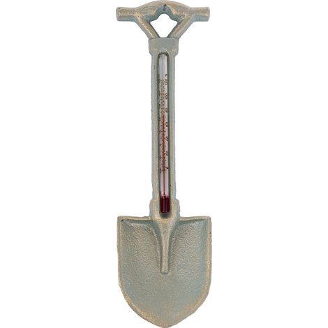 Pala termómetro de pared de hierro fundido de 23 cm (1/5)