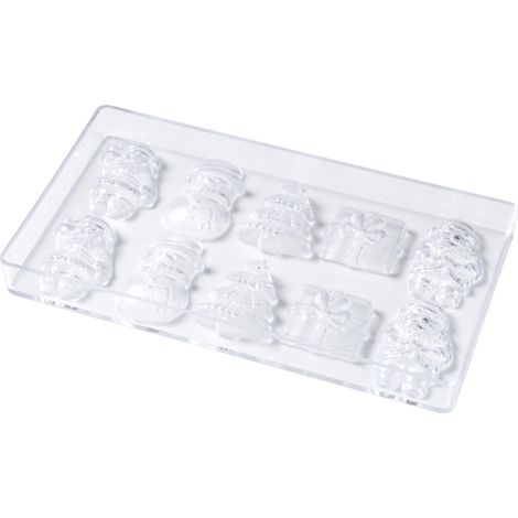 Moule À Chocolat - Acrylique Transparent Forme Coeur 3D - Pour Pâtisserie Maison Et Décoration De Fêtes - 1 Pièce (1/5)