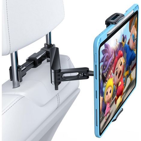Supporto per tablet da auto, supporto estensibile per poggiatesta auto con rotazione a 360 gradi per iPad da 4,4 a 11 pollici, Galaxy Tab, Huawei MediaPad, Switch (1/5)