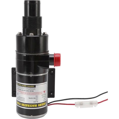 Pompe de relevage sanitaire anti-bouchage à macérateur haute performance pour toilettes, camping-car, bateau et cuisine - protection multiple, moteur efficace (1/5)