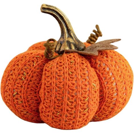 Halloween Plush Pumpkin 13cm Autumn Table Centrepiece Decoration Artificial Pumpkin Ornament Seasonal Home Styling Decor (1/5)