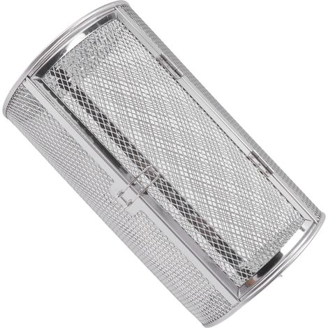 Panier de cuisson grill rond en acier inoxydable pour barbecue, grille à rôtir pour cacahuètes, fruits secs et légumes (1/5)