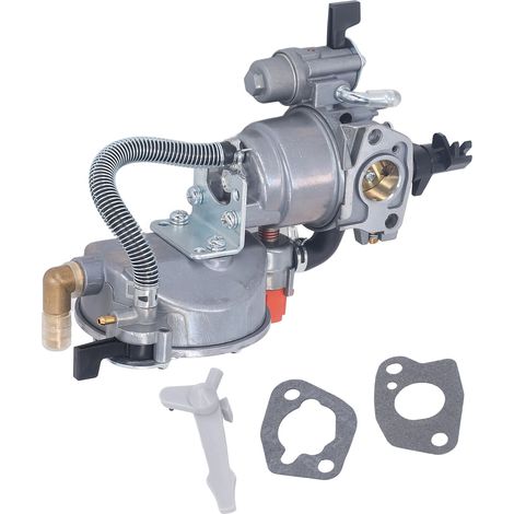 Carburateur moteur 168F 6,5hp 2-3kW, kit conversion bicarburant aluminium alliage, 220/110V. (1/5)