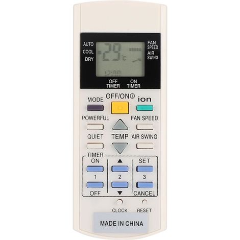SJLERST Accessoire de remplacement de télécommande de climatiseur pour A75C3299 A75C2600 (1/5)