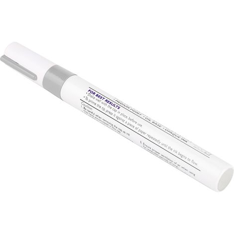 Stylo peinture argenté pour pneus auto - Imperméable (1 unité) (1/5)