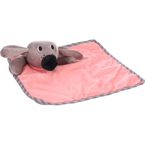 Jouet Couverture câlin Livo craquante rose pour Chiot. - Flamingo (1/3)