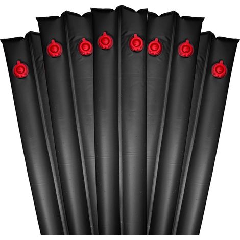 Lot de 5 Sacs à Eau Robustes pour couvertures de Piscine, Calibre 16, 2,4 m, Noir (1/4)
