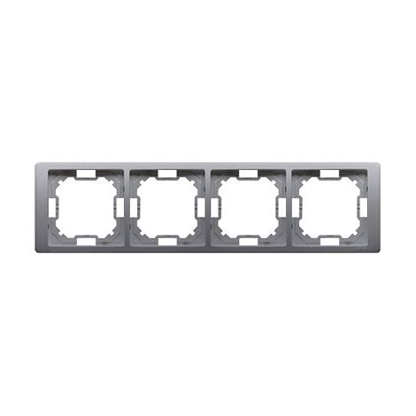 Telaio a 4 ante - universale orizzontale e verticale, acciaio inox, BASIC NEOS