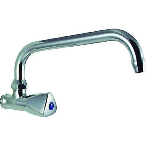 CIS grifo fregadero 1/2  soleta 11541 sani , Grifo frontal giratorio Sani 11541Entrada 1/2 pulgada machoCaño giratorio 15mm con rompe aguasMontura cierre soletaVola