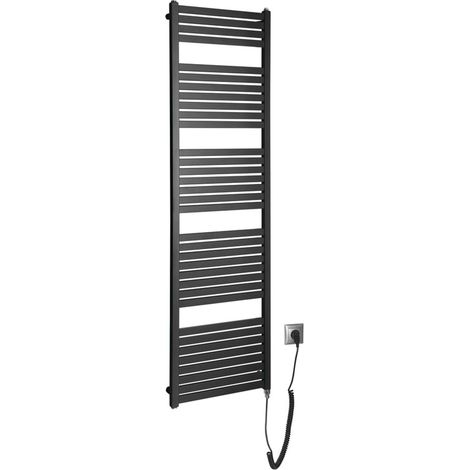 Aqualine - Heizkörper 169x45 cm, 600 W, schwarz matt DE446T (1/4)