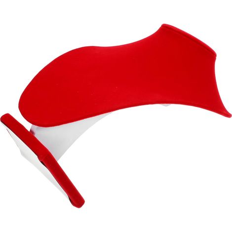 Présentoir à Bijoux pour Afficher Colliers Rouge en Flanelle et Carton Support Élégant pour Chaînes et Pendentifs Lors D'anniversaires ou Fêtes (1/5)