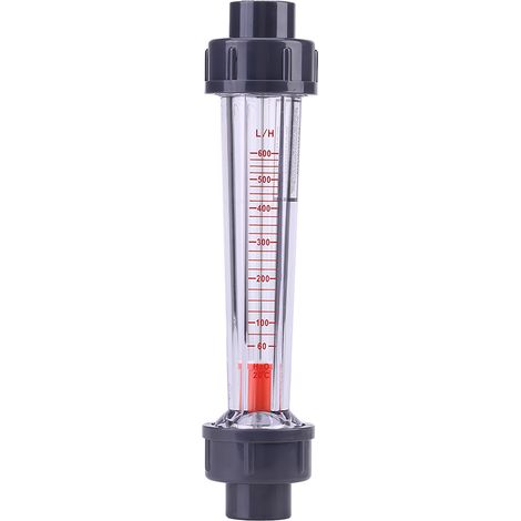 LZS-15D Rotameter für flüssiges Wasser, Kunststoffschlauch, Durchflussmesser von 60 bis 600 l/h (1/5)
