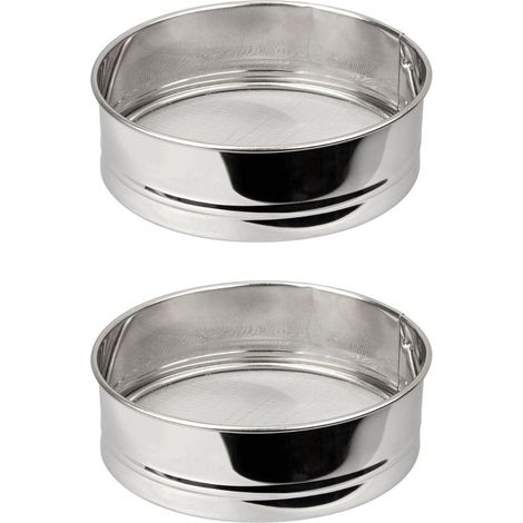 Set mit 2 extra feinen Edelstahltamisen - FACKELMANN - Basic - 18 cm (1/5)