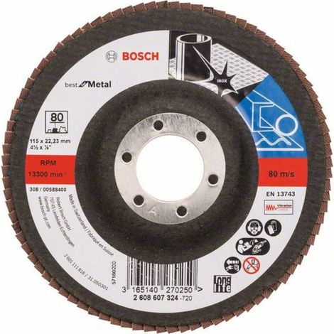 Bosch PRO X571 Disque à lamelles 115 mm G80 - 2608607324 (1/4)
