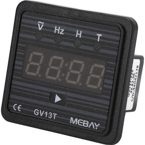 Digitales Voltmeter mit Wechselspannungs-, Frequenz- und Zeitanzeige sowie LED-Anzeige für 220 V AC. Hochpräzises Spannungsmessgerät.