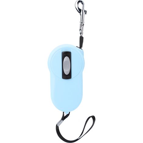 Laisse pour Chien Rétractable - Sangle Nylon Réfléchissante Résistante, Système Anti-Enchevêtrement (Bleu) (1/5)
