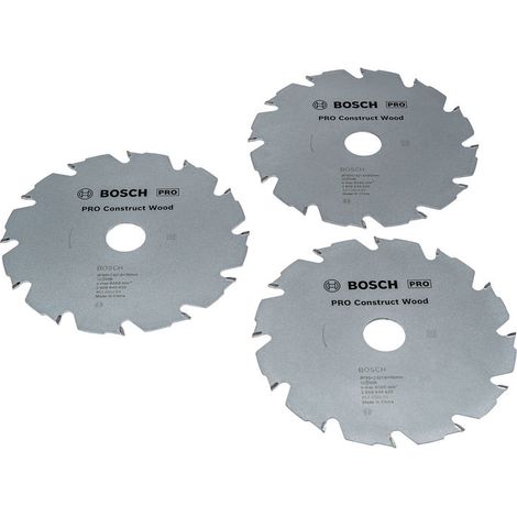 Set di lame circolari per legno da costruzione Bosch PRO, confezione da 3, 190 x 30 mm