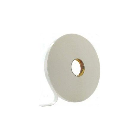 CINTA DE ESPUMA DE DOBLE CARA 9508W BLANCA, 12MMX66M 0.8MM - 3M -