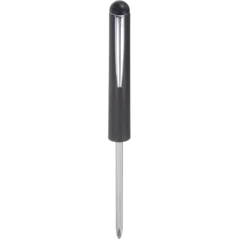 Tournevis de Poche Non Magnétique 4mm Phillips 3mm Fente Noir (1/5)