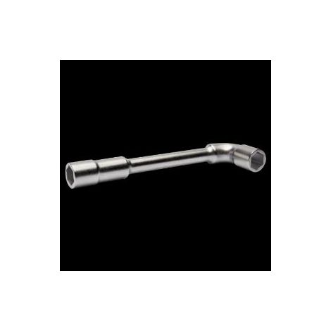 FPLUS llave pipa irimo 6 mm. , Descripción
Llave de tubo de dos bocas en L en dimensiones métricas
Las llaves tienen dos bocas hexagonales.
Acabado: cromado mate.
Material: aleació