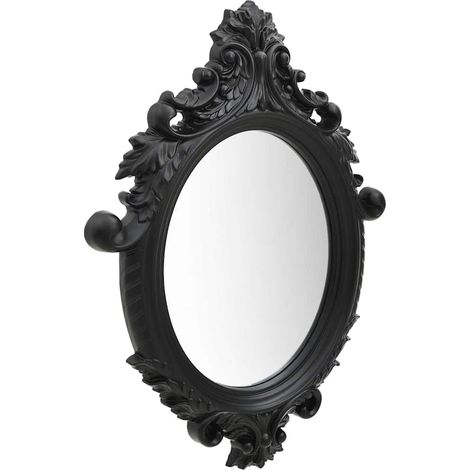 Maison Exclusive - Specchio da Parete Stile Castello 56x76 cm Nero (1/5)