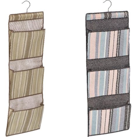 Portaoggetti da Parete in TNT Peggy 3 Tasche 30 x 80 cm 2 Colori (1/2)
