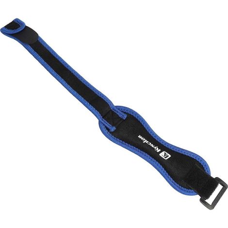 Verstellbarer Knie-Patellasehnen-Stützgurt, Kniebandage für Outdoor-Sportarten, Blau