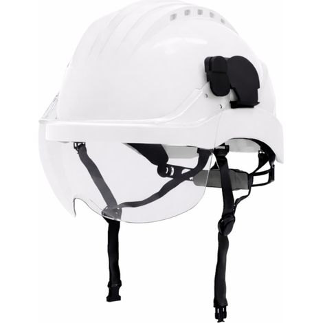 Schutzhelm EN 397 mit UV-Schutz & elektrischer Isolation "Curro Visor" (1/2)