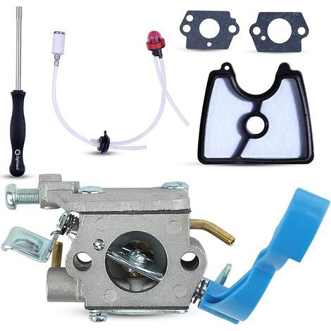 Kit Carburateur pour Husqvarna 125B 125BVX 125BX, Pièces de Rechange Accessoire Moteur Numéro de Pièce OEM C1Q-W37 Kit de Mise au Point du Carburateur (1/5)