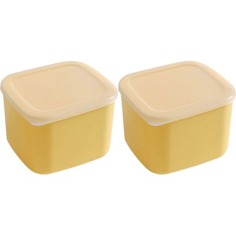 Boîte De Rangement Pour Fromage - PP PE - Pour Réfrigérateur - 2 Pièces (1/5)