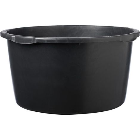 Mörtelkübel 45L schwarz rund, L-Skala