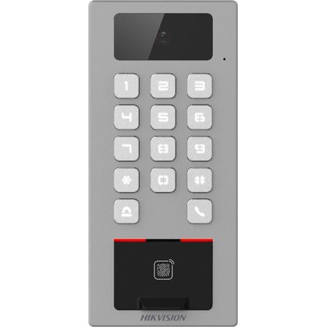 Terminal control Hikvision DS-K1T502DBFWX-C impermeable cámara 2MP (1/3)