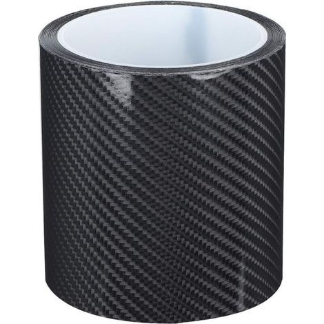 Bandes de Fibre de Carbone Anti-Rayures Film Protecteur en Fibre de Carbone Fibre de Carbone sèche Détaillant Bande d'enveloppe de Vinyle Autocollant de Garde de Bord de Porte de Voiture(10cm3m) (1/5)