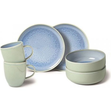 Set Petit Déjeuner Crafted Blueberry Porcelaine Premium, Design Artisanal - Villeroy Et Boch