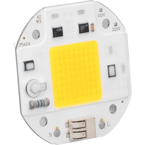 COB-Lampenperlen, Hochleistungs-LED-Chip, hohe Helligkeit, treiberlos, für DIY-Lampen, Flutlicht, Innenbeleuchtung, 220 V, 70 W, Warmweiß (2800 K–3500 K) (1/5)