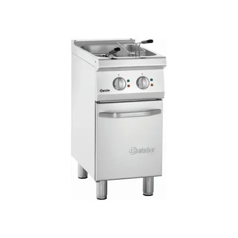 Friteuse Professionnelle - 2 x 9 Litres - 15 kW - sur Armoire - Bartscher