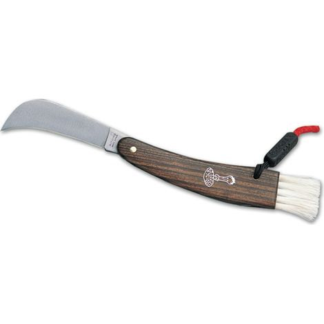 Navaja  Aitor micológica con mango de palisandro y hoja de 8 cm, largo total 21,5 cm, 16063