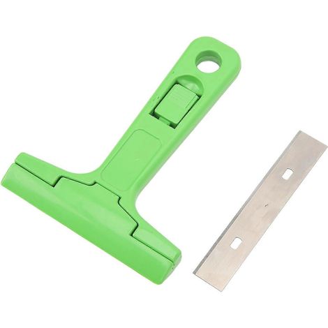 10 Stück Rasierklingenschaber, Edelstahlklinge, ergonomischer Griff, elektronischer Klebstoffentferner