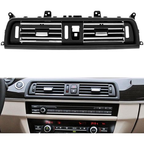 Rejilla de ventilación cromada para consola delantera para BMW F10 F11 F18 520i 523i 525i 528i 535i 2010-2016 64229166885 64229209136
