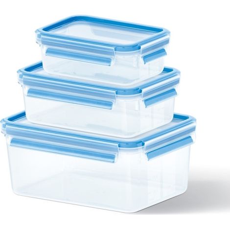 Contenedor hermetico set 3 pzs rectangular emsa (1/6)